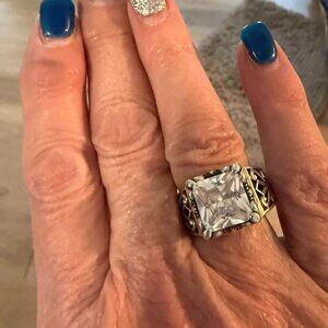 Silpada Silver ‘Uptown’ Ring  Size 8